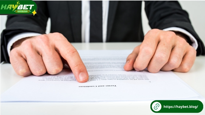 Các trường hợp có trong chính sách miễn trừ trách nhiệm Haybet Các trường hợp có trong chính sách miễn trừ trách nhiệm Haybet