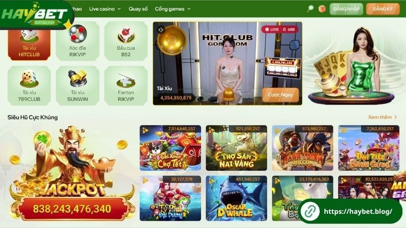 Haybet có giao diện giàu tính thẩm mỹ, thiết kế hiện đại Haybet có giao diện giàu tính thẩm mỹ, thiết kế hiện đại