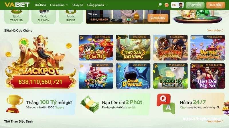 Haybet có tính năng thông báo hũ, soi cầu, soi kèo mỗi ngày Haybet có tính năng thông báo hũ, soi cầu, soi kèo mỗi ngày
